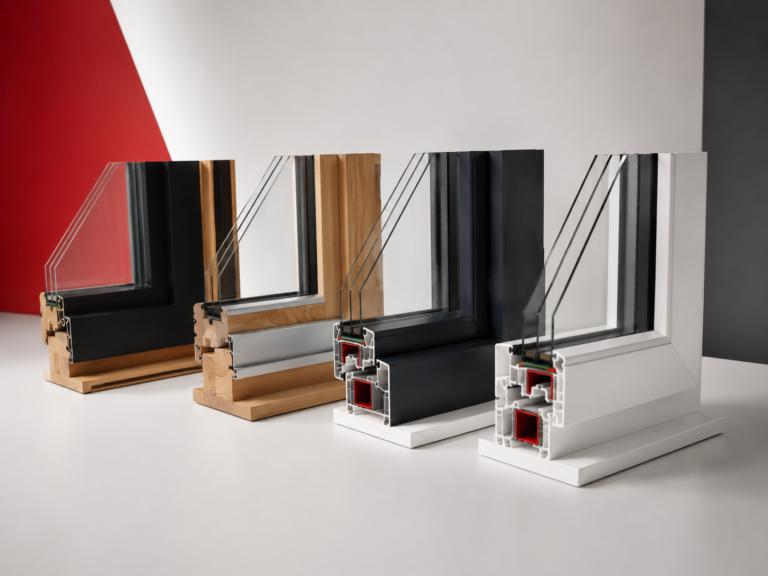 Fenster Querschnitte, 3fach Verglasungen in Vorarlberg, FTV Fenster und Türen